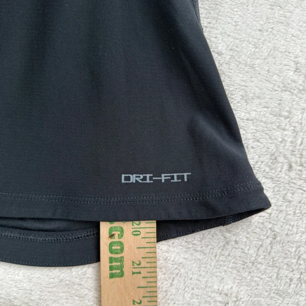 Nike Pro Dri-FIT Youth Padded Football Compression Shirt Black Grey Size M